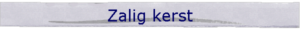 Zalig kerst